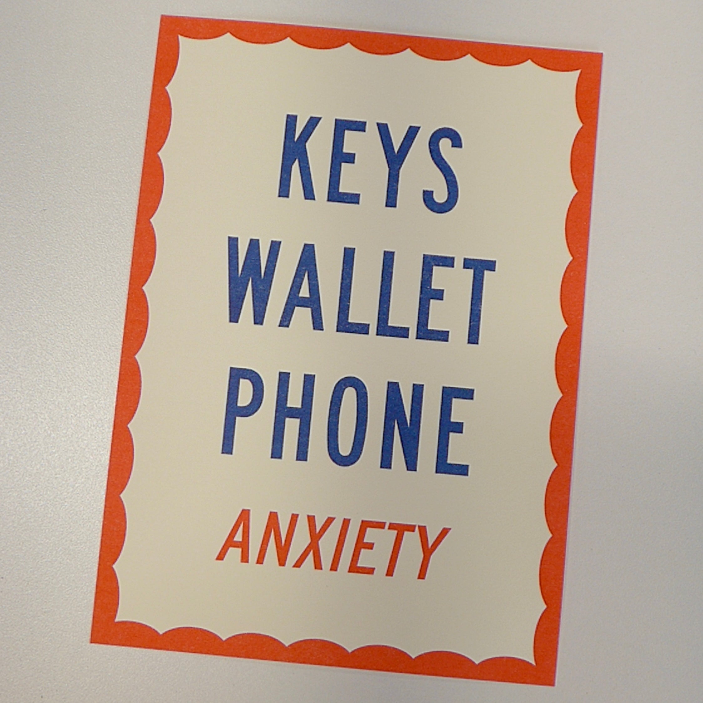 Keys Wallet Phone Anxiety