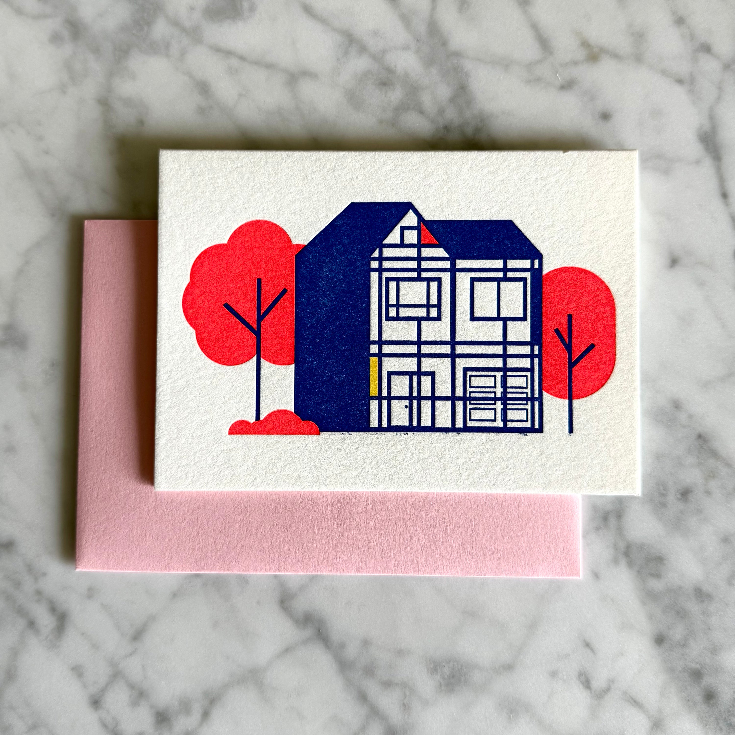 Mondrian House Greeting Card