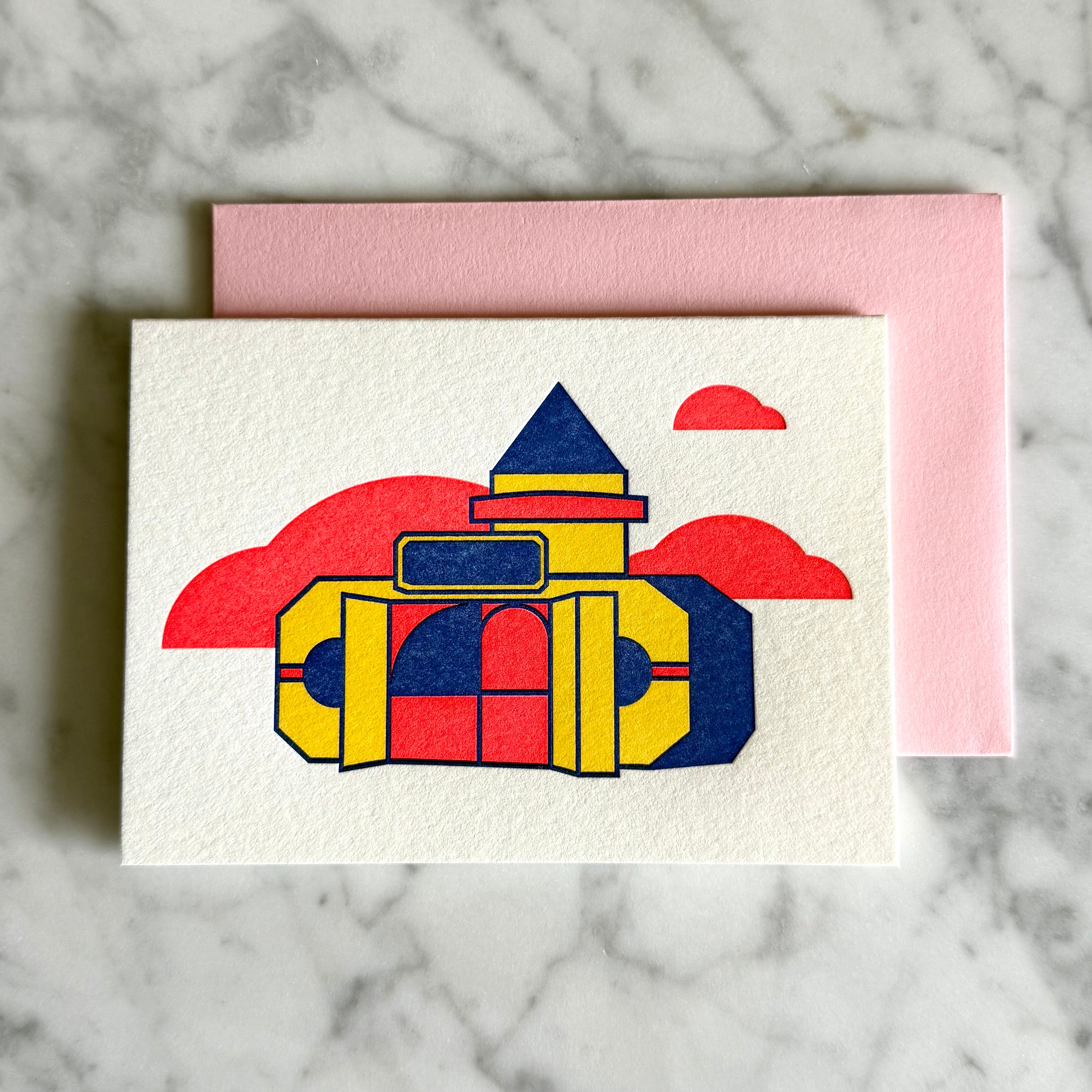 Camera Obscura Greeting Card