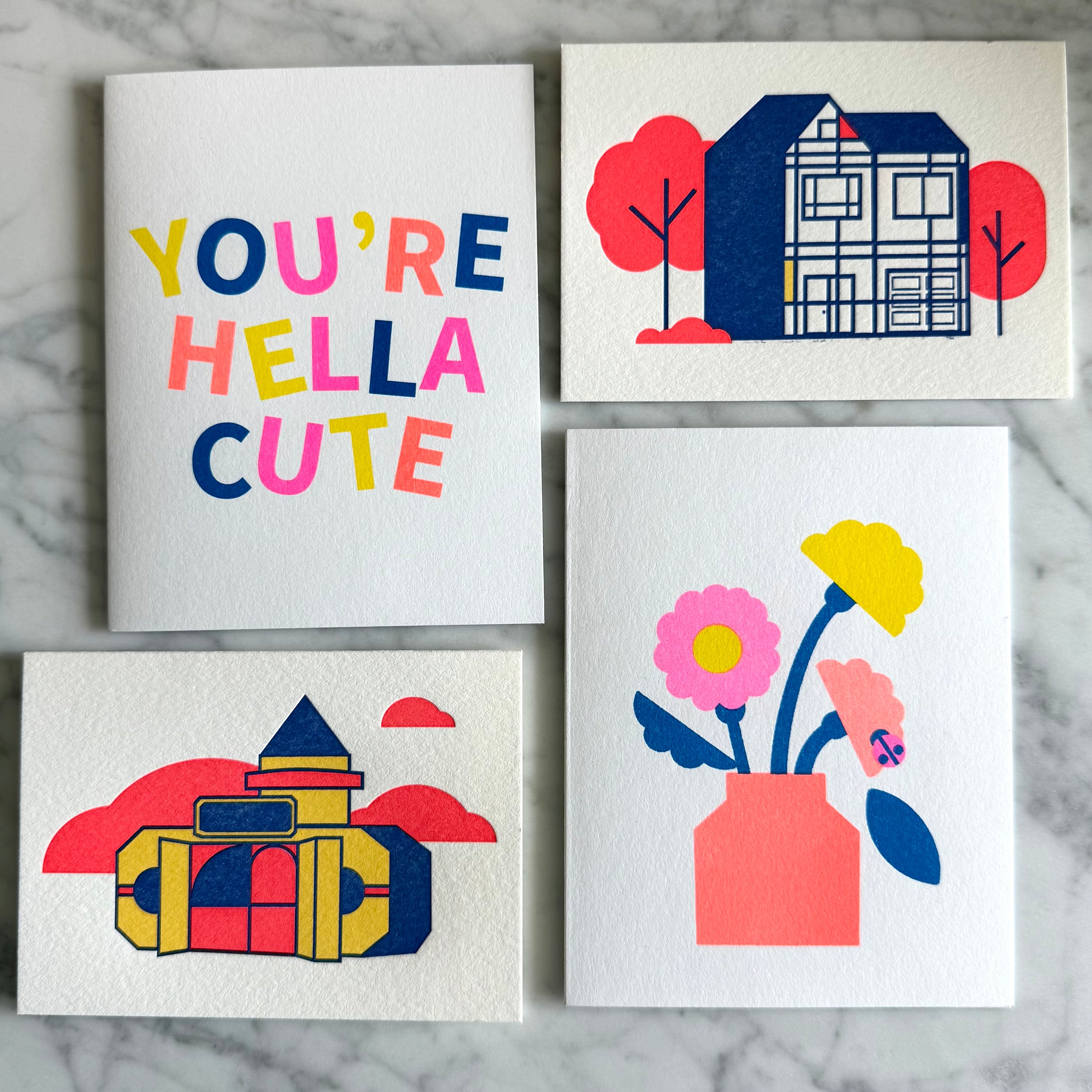 Mondrian House Greeting Card