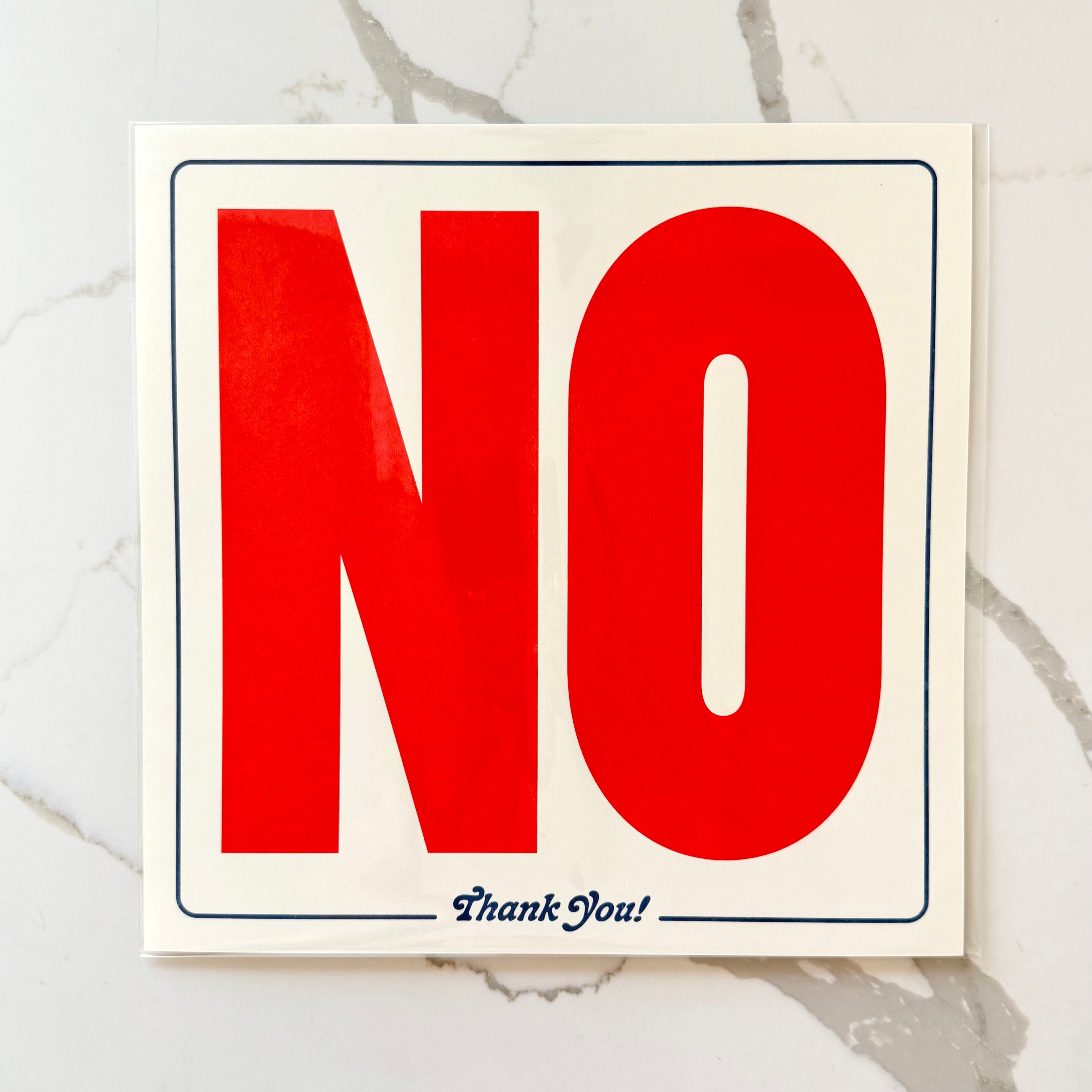 No Thank You! Riso Print