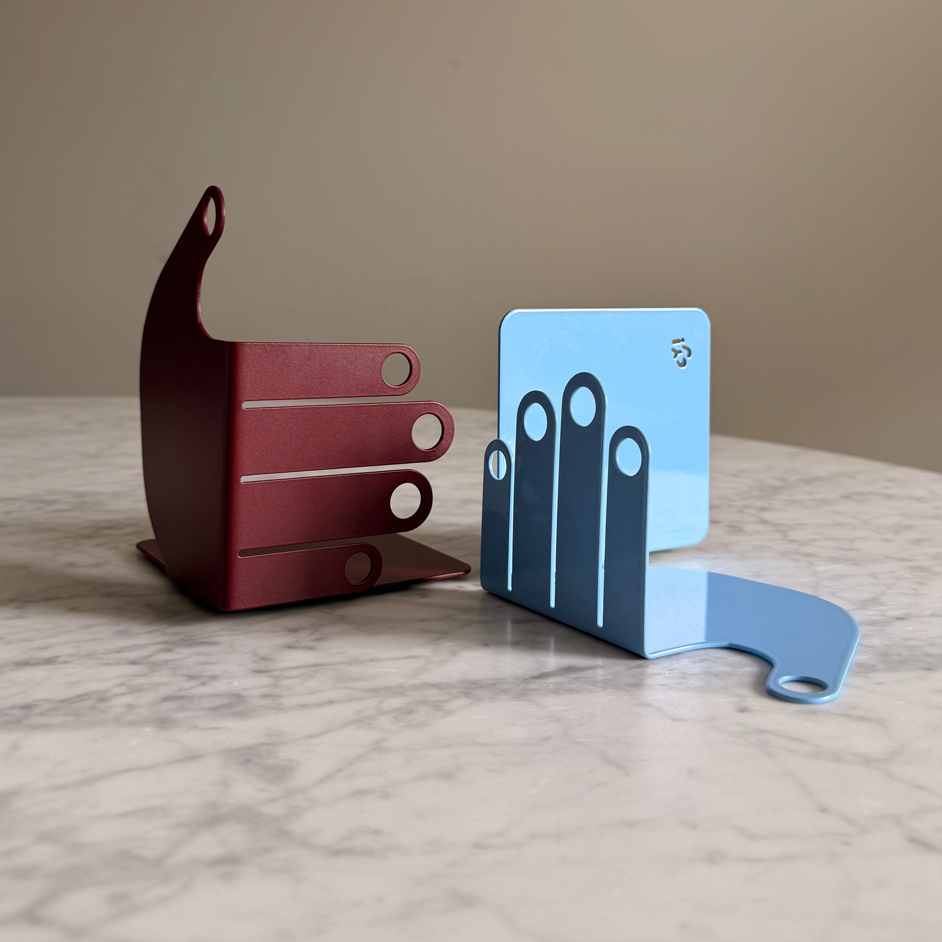 Book Hug - Periwinkle + Oxblood
