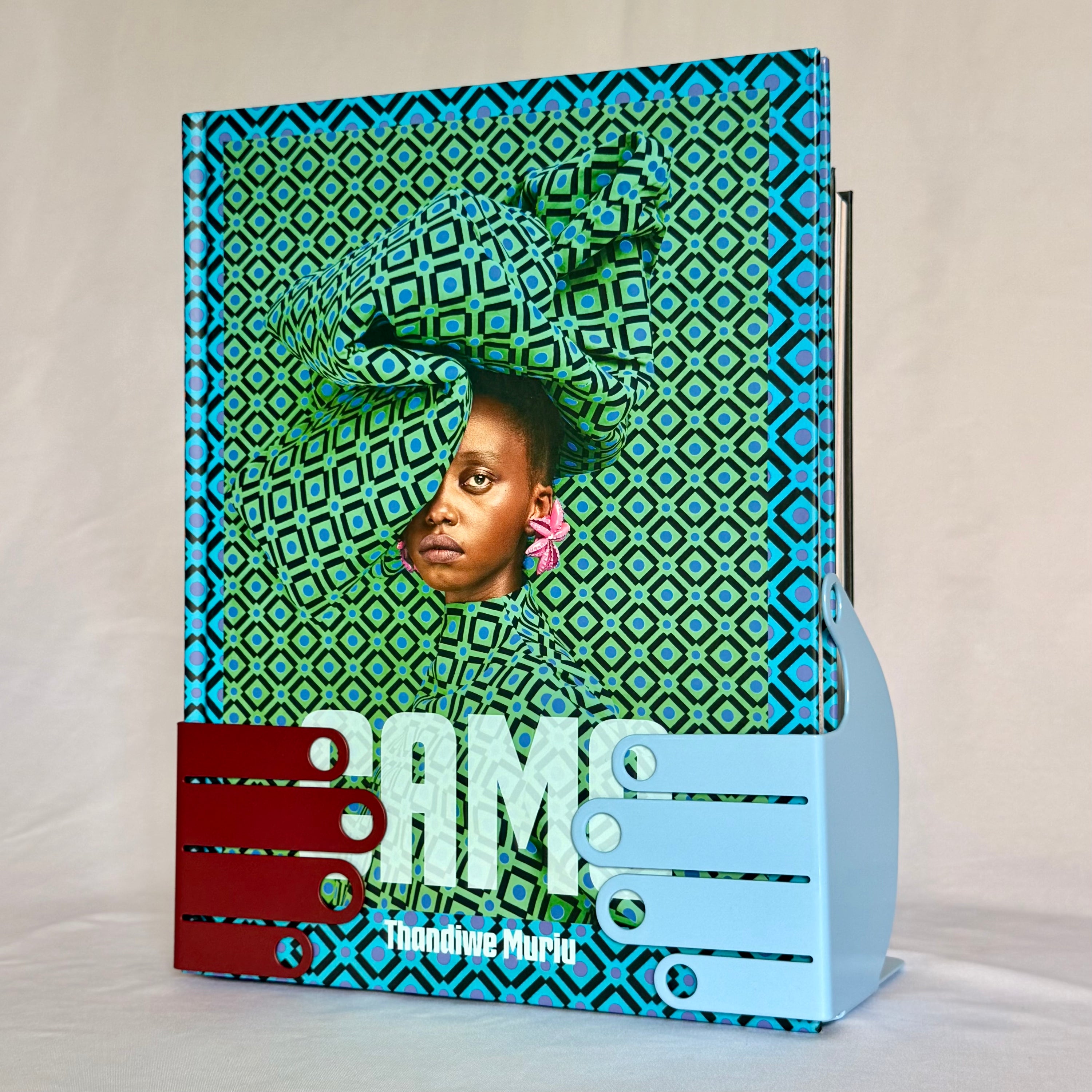 Book Hug - Periwinkle + Oxblood