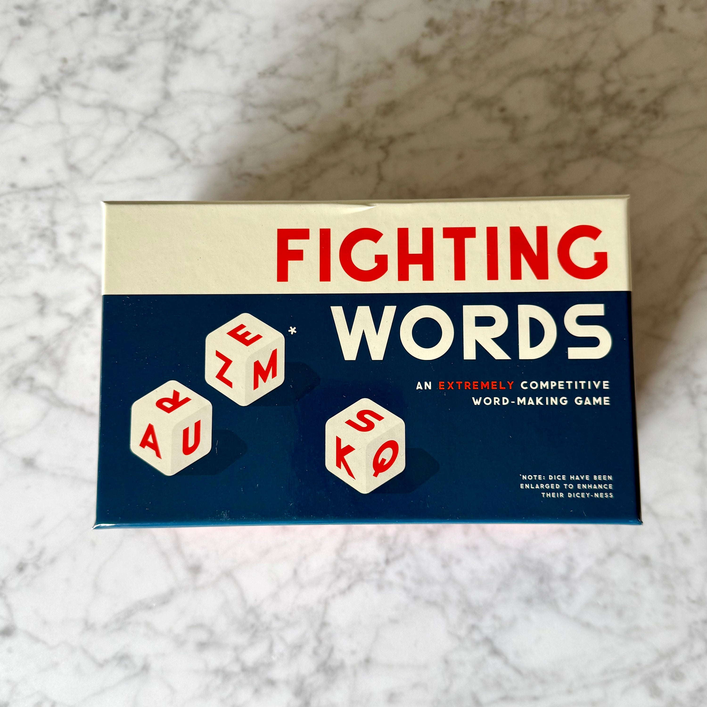 Fighting Words Dice Game