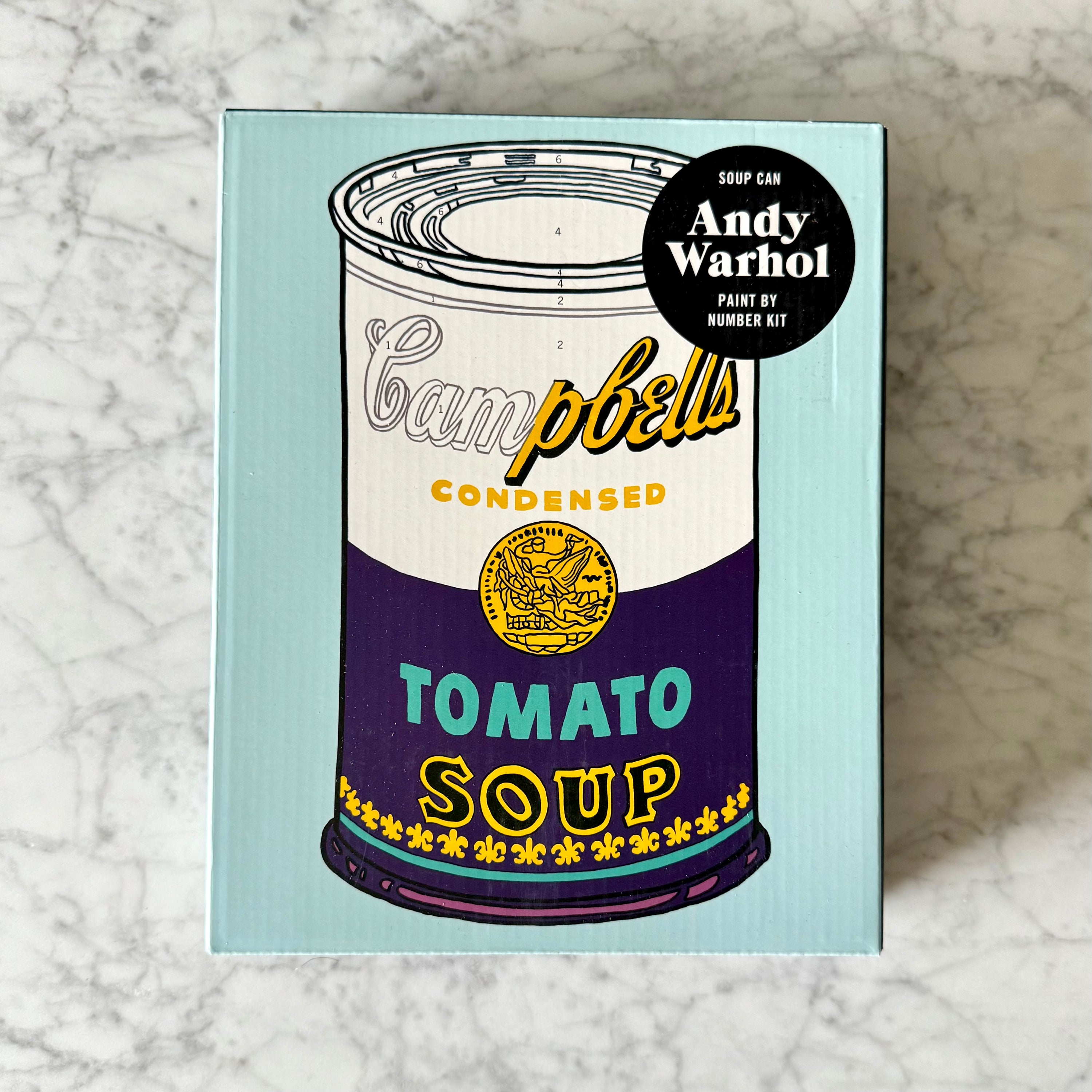 Andy Warhol Soup Can Paint By Number Kit