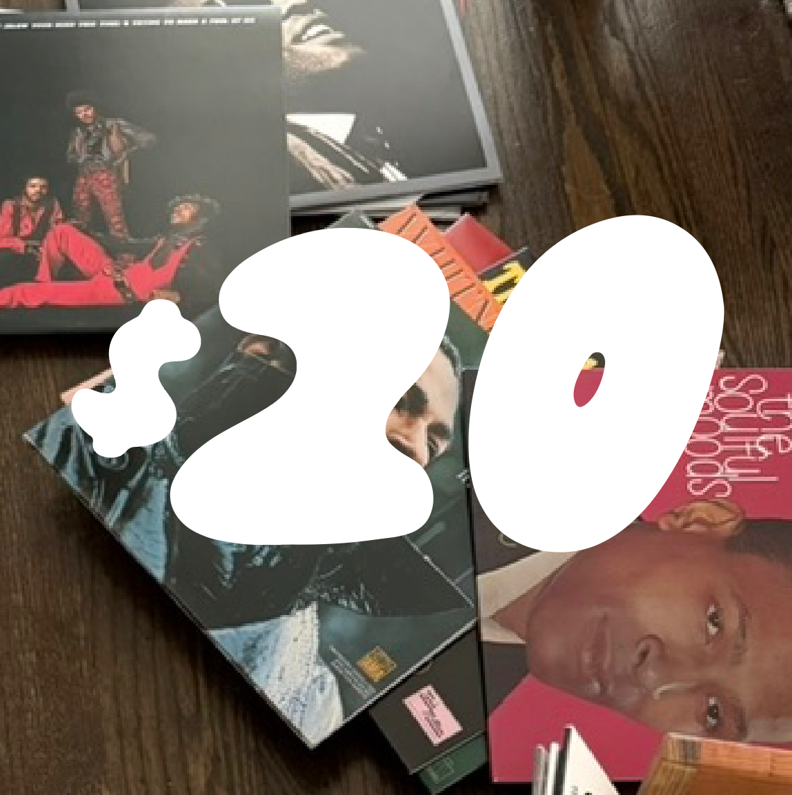 $20 record bin